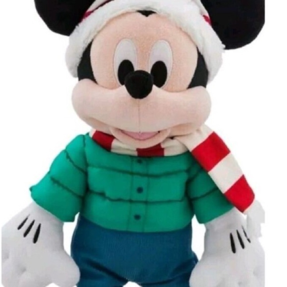 Disney Mickey Mouse Plush - Green and Blue